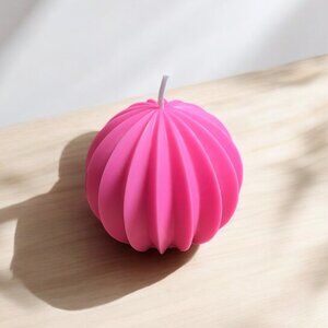Premium 100% Natural Wax Elegant Sphere Candle - Scented - Home Decor - Gift